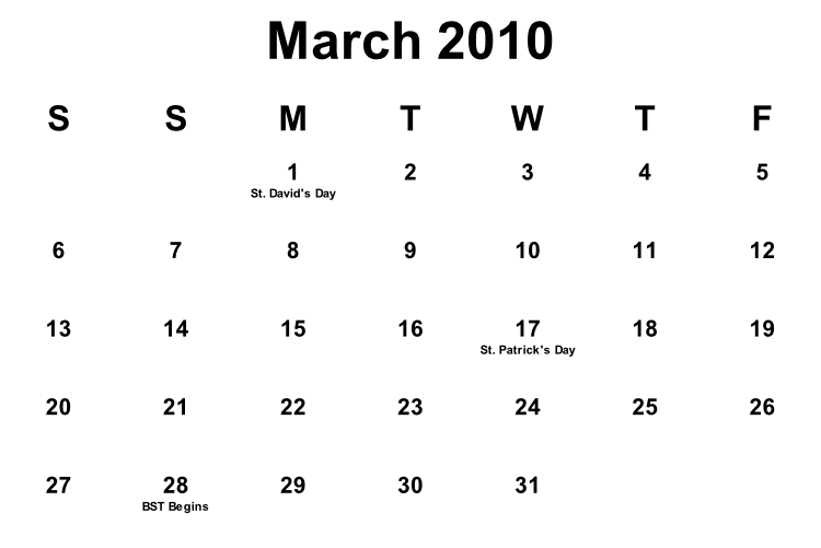 Calendar